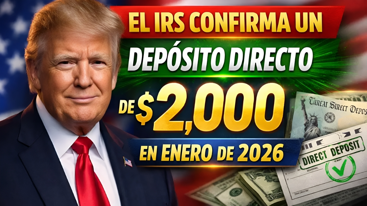 Depósito Directo IRS Enero 2026: Pago de $2,000, Fechas y Requisitos Oficiales
