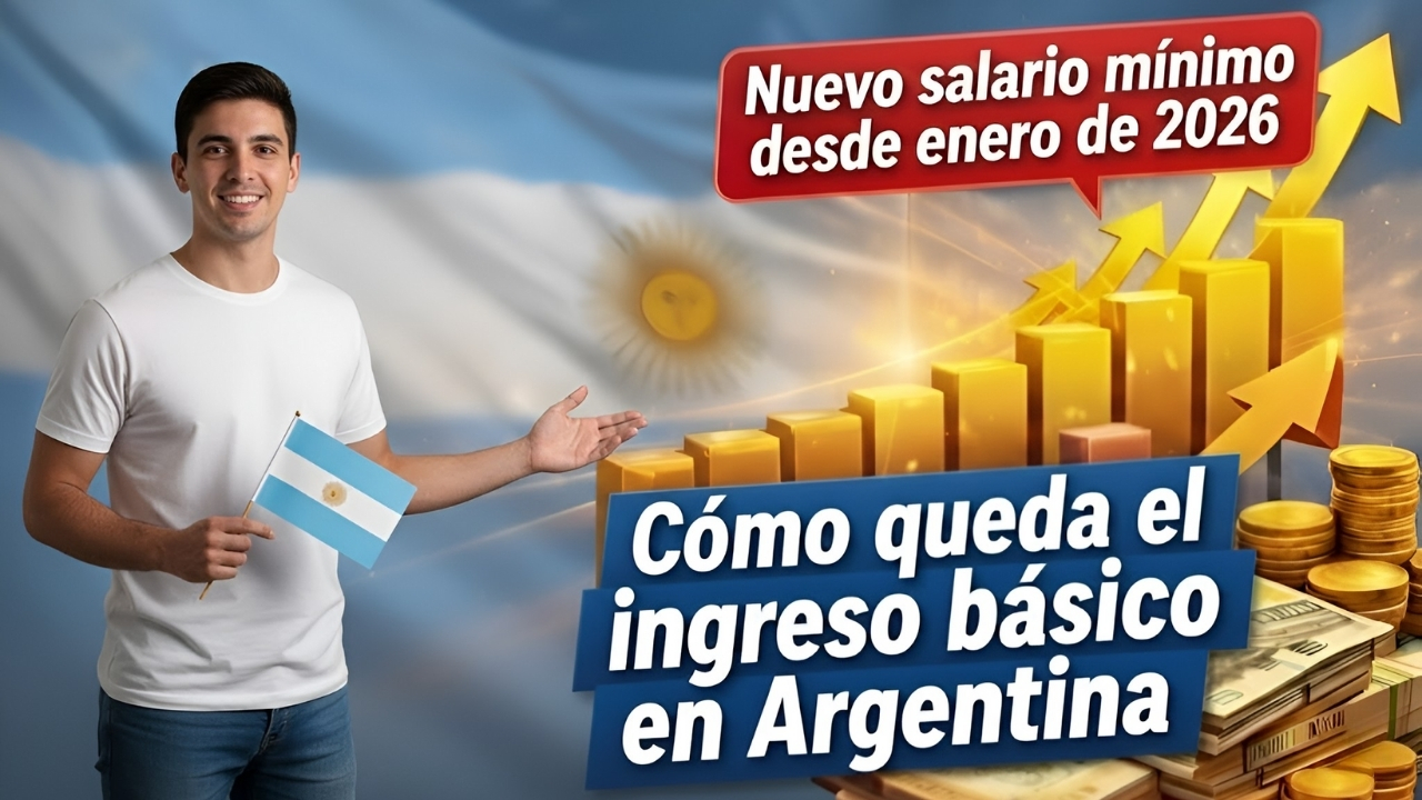 Salario Mínimo Argentina 2026: Nuevo Ingreso Básico desde Enero y Actualización Oficial
